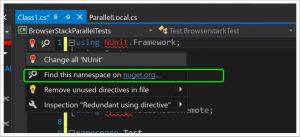 parallel test