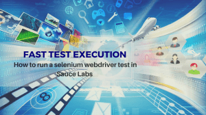 How to run a selenium webdriver test in sauce labs