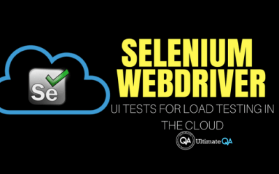 How to Use Selenium WebDriver UI Tests for Load Testing in the Cloud