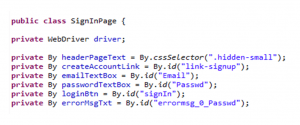 effective selenium testing strategy example code