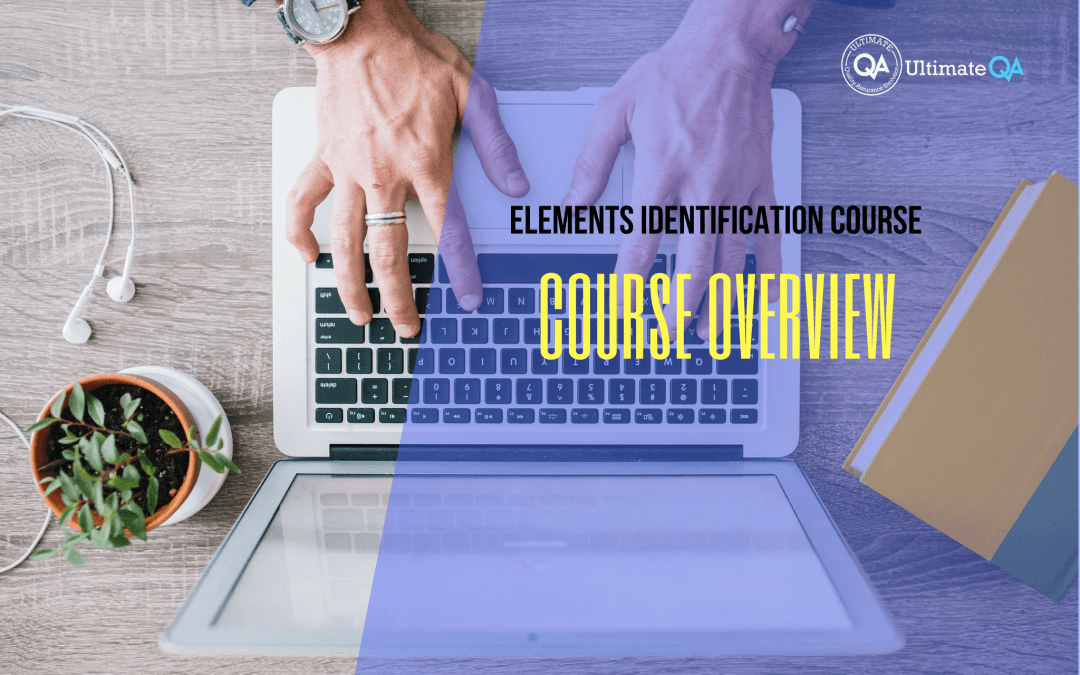 overview of the selenium webdriver elements identification course