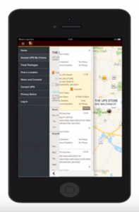 check out this visual bug on ups website where you can't read anything