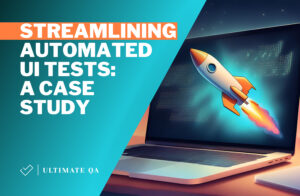 Streamlining Automated UI Tests: A Case Study